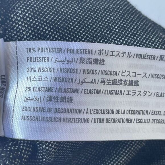 Hollister Black Window Pane Check Crop Top - Picture 7 of 7